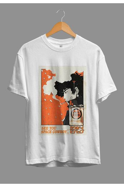 FULL TOLERANCE Τυπωμένο μπλουζάκι με σχέδιο Anime Oversize Cowboy Bebop Spike...