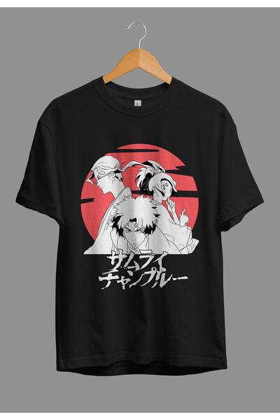 FULL TOLERANCE Μπλουζάκι Anime Oversize Samurai Champloo Mugen Jin And Fuu Sp...