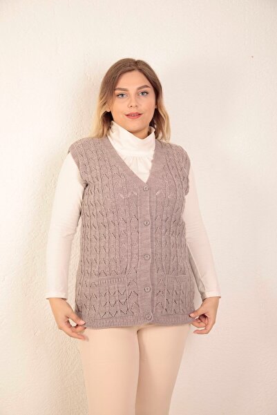 TESMAY Γυναικείο πλεκτό μοντέλο χειμωνιάτικης μάλλινης αλυσίδας με λαιμόκοψη ...