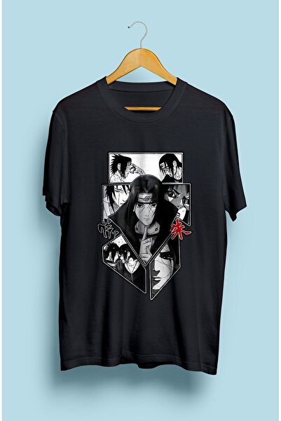 FULL TOLERANCE Tricou imprimat cu design de caractere anime Uchiha Itachi Naruto