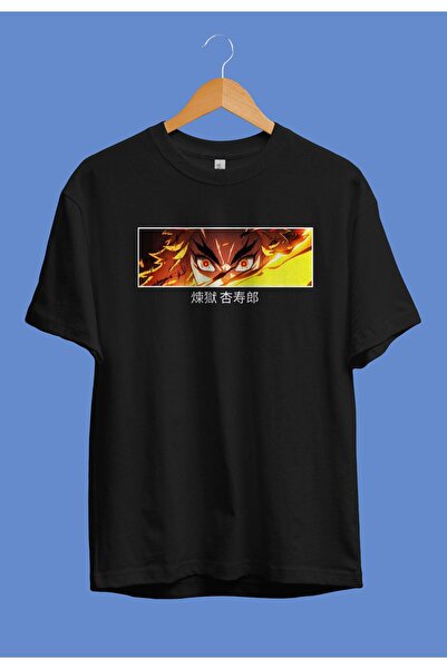 FULL TOLERANCE Μπλουζάκι Anime Oversize Demon Slayer Rengoku Special Design C...