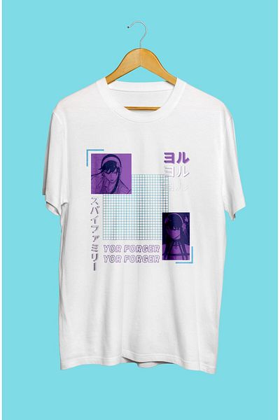 FULL TOLERANCE Tricou cu design special imprimat cu personaje anime Spy X Family Yor Forger