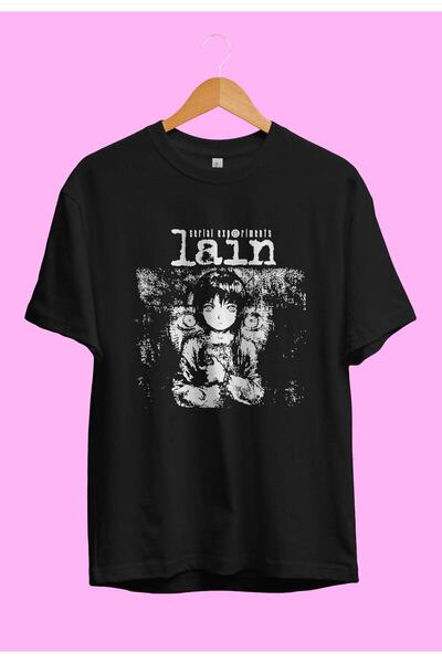 FULL TOLERANCE Tricou anime oversize Serial Experiments Lain Iwakura cu desig...
