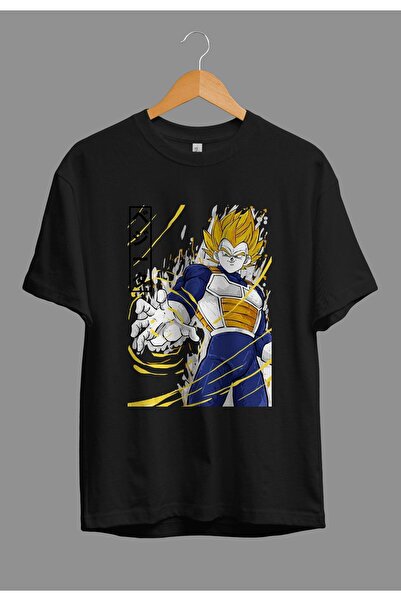 FULL TOLERANCE Tricou cu imprimeu oversize Prince Vegeta Dragon Ball Anime Ma...