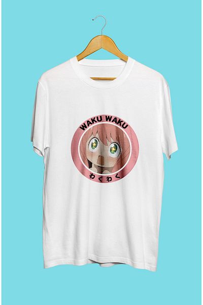 FULL TOLERANCE Tricou cu design special imprimat cu personaje de anime Spy X Family Anya Forger (waku Waku).