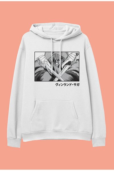 FULL TOLERANCE Hanorac cu glugă Vinland Saga Thorfinn cu design special supradimensionat