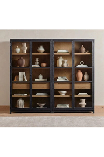 Latanwood Curvas Ahşap Büfe & Kitaplık