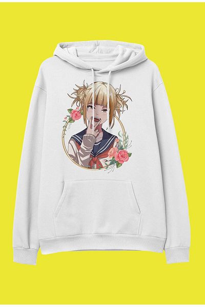 FULL TOLERANCE Hanorac cu glugă oversize My Hero Academia Himiko Toga V6 Design special Anime