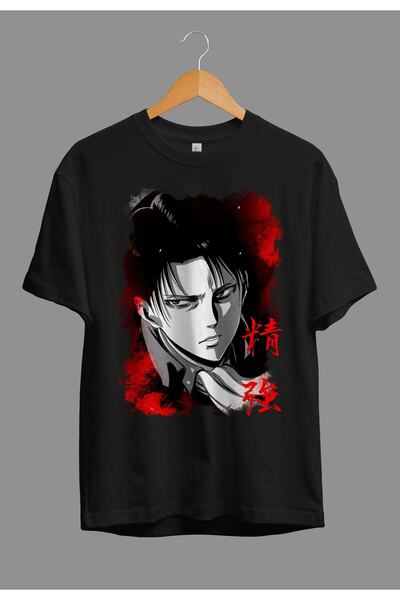 FULL TOLERANCE Tricou oversize Attack On Titan Levi Ackerman Anime Character ...