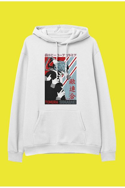 FULL TOLERANCE Hanorac cu glugă oversize My Hero Academia Tomura Shigaraki Design special Anime