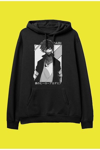 FULL TOLERANCE Hanorac cu glugă oversize My Hero Academia Dabi V9 cu design special Anime