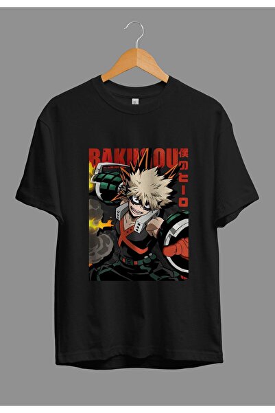 FULL TOLERANCE Μπλουζάκι με τυπωμένο προσαρμοσμένο σχέδιο Oversize My Hero Ac...