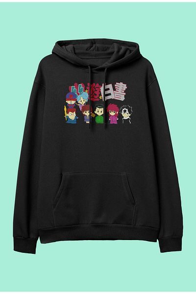 FULL TOLERANCE Hanorac cu glugă cu glugă Yu Yu Hakusho V31 Personaje cu design special