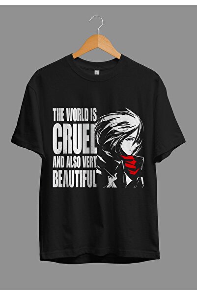 FULL TOLERANCE Tricou oversize Attack On Titan Mikasa Ackerman cu design impr...