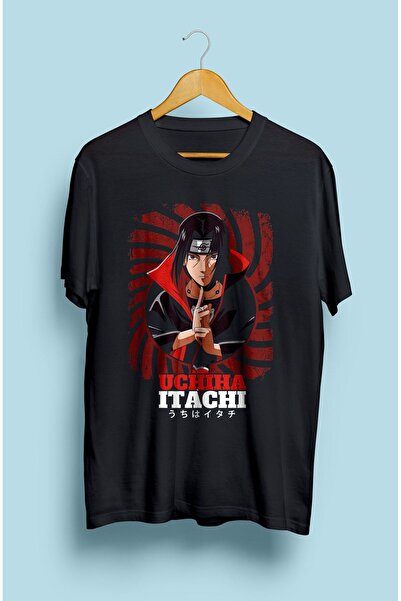 FULL TOLERANCE Tricou imprimat cu design de caractere anime Uchiha Itachi Naruto