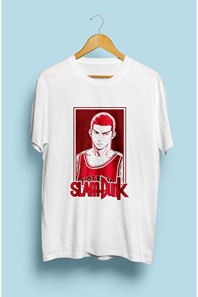 FULL TOLERANCE Μπλουζάκι με στάμπα χαρακτήρων Anime Slam Dunk Hanamichi Sakuragi