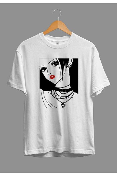 FULL TOLERANCE Μπλουζάκι Anime Oversize Black Stones (nana Osaki) Ειδικού Σχεδιασμού