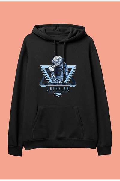 FULL TOLERANCE Hanorac cu glugă Vinland Saga Thorfinn (stea) cu design special supradimensionat