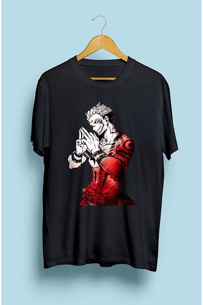 FULL TOLERANCE Μπλουζάκι με τυπωμένο σχέδιο χαρακτήρων Anime Jujutsu Kaisen Sukuna Ryomen