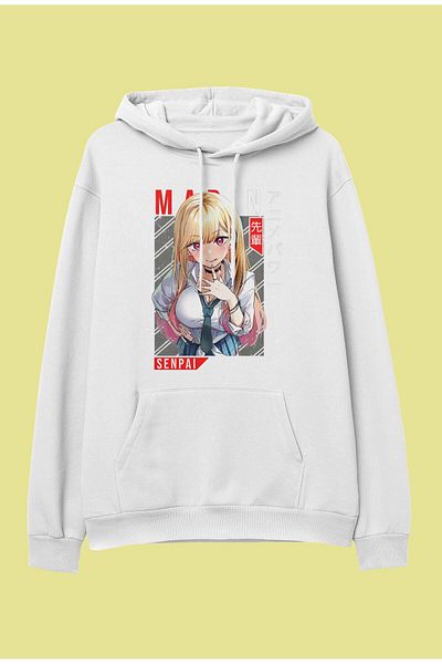 FULL TOLERANCE Oversize My Dress Up Darling Marin Kitagawa Ειδικού σχεδιασμού Anime με κουκούλα φούτερ με κουκούλα
