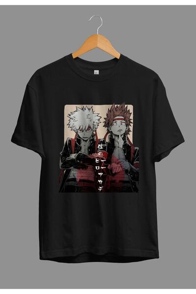 FULL TOLERANCE Μπλουζάκι με τυπωμένο προσαρμοσμένο σχέδιο Oversize My Hero Ac...