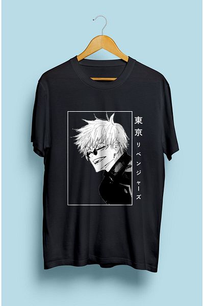 FULL TOLERANCE Jujutsu Kaisen Satoru Gojo (sensei) Anime Character Printed Design T-Shirt