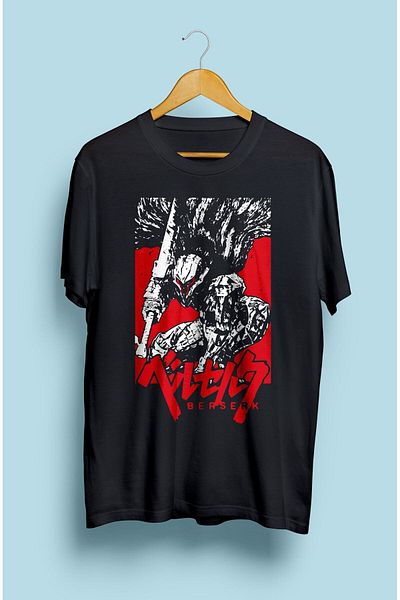 FULL TOLERANCE Tricou imprimat Berserk Anime Guts Character Design