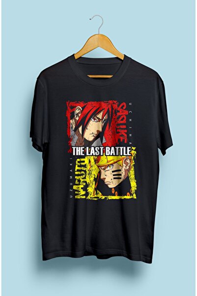 FULL TOLERANCE Tricou cu imprimeu Naruto Vs Sasuke Anime Character Design