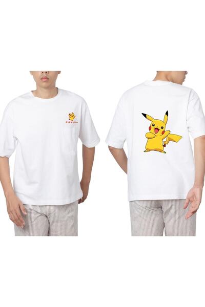 FULL TOLERANCE Tricou unisex supradimensionat Pikachu