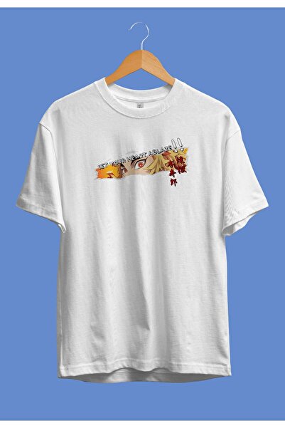 FULL TOLERANCE Υπερμεγέθη Demon Slayer Rengoku (φλόγα Hashira) T-shirt Anime ...