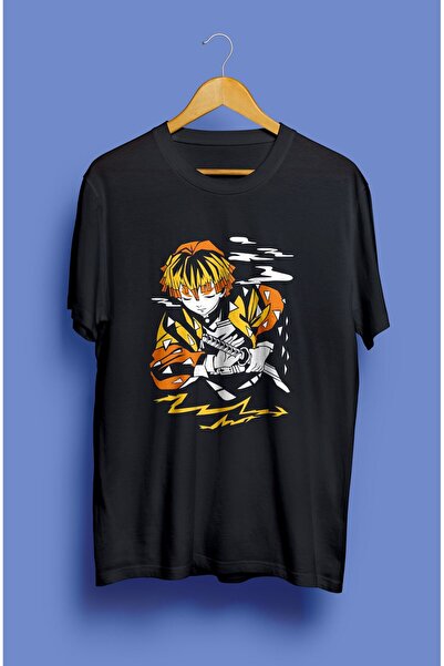 FULL TOLERANCE Demon Slayer Zenitsu Μπλουζάκι Anime ειδικής σχεδίασης