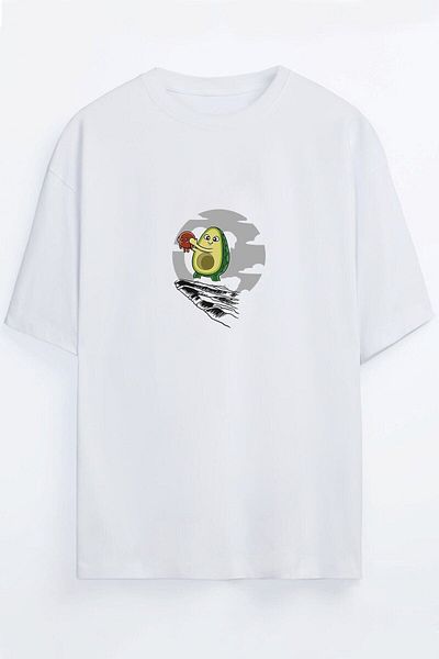 FULL TOLERANCE Μπλουζάκι με στάμπα Avocado Design Υψηλής ποιότητας ύφασμα