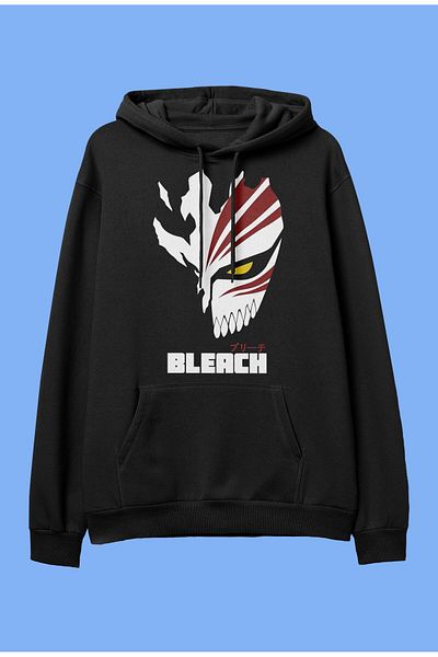 FULL TOLERANCE Oversize Bleach Ichigo Kurosaki (masca goală) Hanorac cu glugă Anime