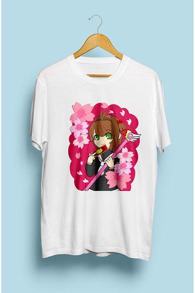 FULL TOLERANCE Μπλουζάκι Cardcaptor Sakura Anime Character με τυπωμένο προσαρμοσμένο σχέδιο