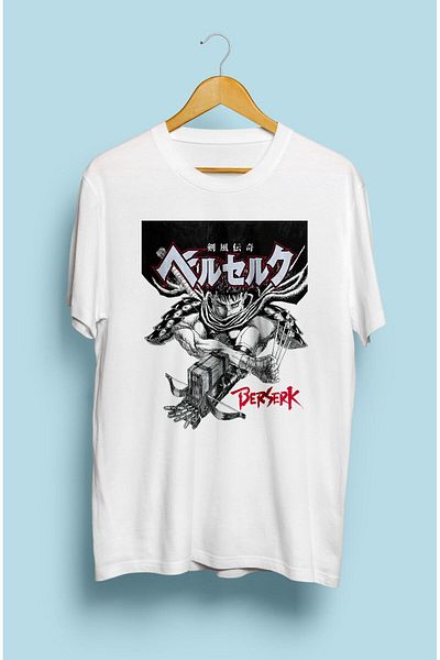 FULL TOLERANCE Μπλουζάκι με τυπωμένο σχέδιο χαρακτήρων Berserk Anime Guts