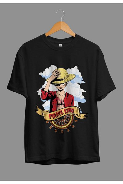 FULL TOLERANCE Υπερμεγέθη One Piece Monkey D. Luffy Anime Character τυπωμένο μπλουζάκι ειδικής σχεδίασης