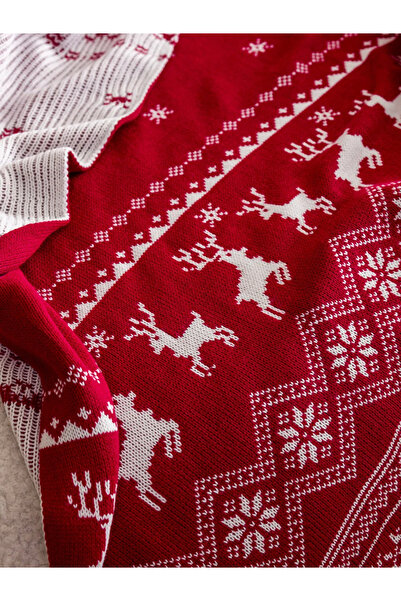 LC Waikiki LCW HOME Yılbaşı Temalı Battaniy e 100x150 Cm