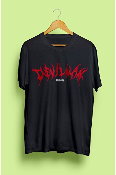 FULL TOLERANCE تي شيرت Devilman Crybaby (نص) بتصميم خاص للرسوم المتحركة