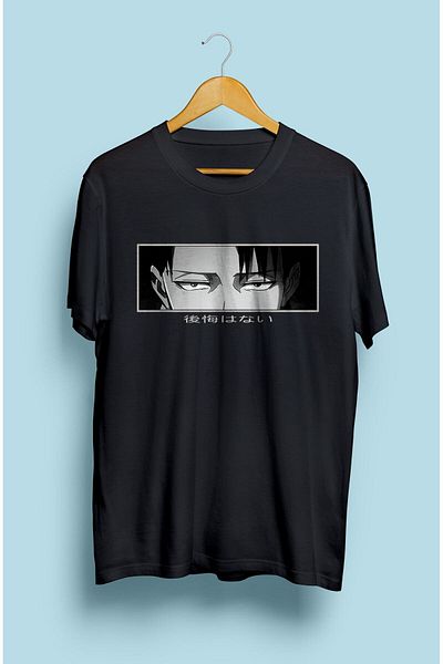 FULL TOLERANCE Μπλουζάκι με τυπωμένο χαρακτήρα Anime Attack On Titan Levi Ackerman
