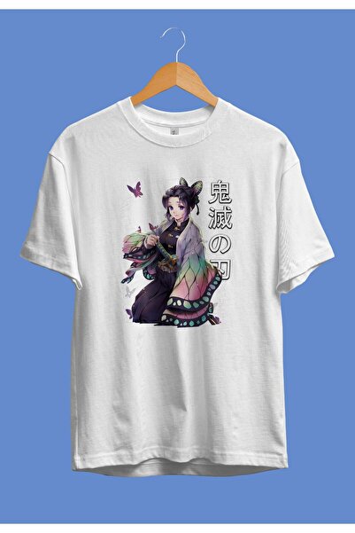 FULL TOLERANCE Μπλουζάκι Anime Oversize Demon Slayer Shinobu Kocho Ειδικού Σχ...