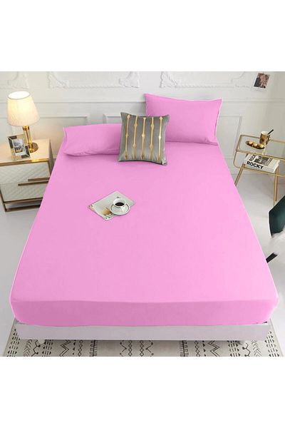 MERTİM Double Elastic Fabric Sheet + 2 Pillowcases