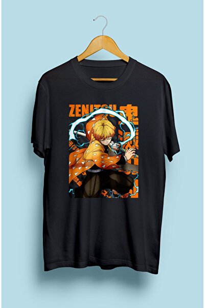 FULL TOLERANCE Demon Slayer Zenitsu Μπλουζάκι Anime ειδικής σχεδίασης