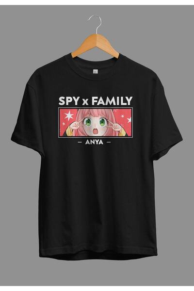 FULL TOLERANCE Tricou Oversize Spy X Family Anya Forger Anime Personaj imprim...