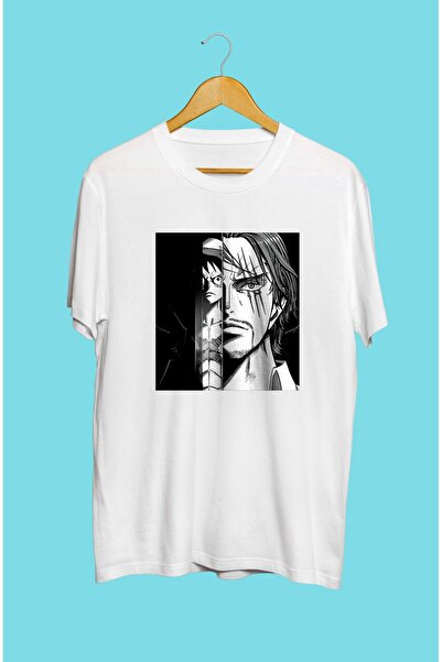 FULL TOLERANCE Μπλουζάκι One Piece Luffy And Shanks Anime Character με τυπωμέ...