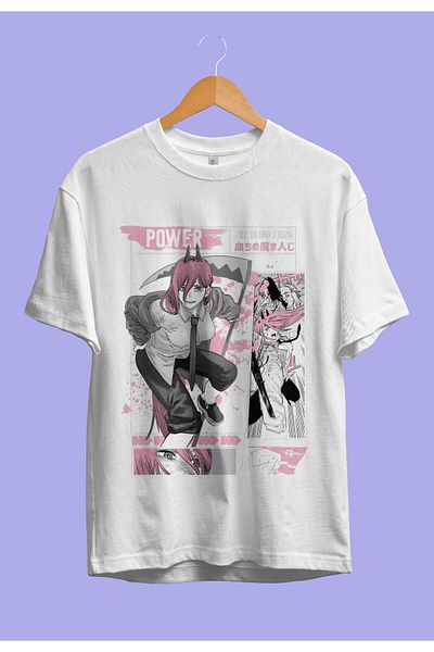 FULL TOLERANCE Μπλουζάκι Anime Oversize Chainsaw Man Power Special Design