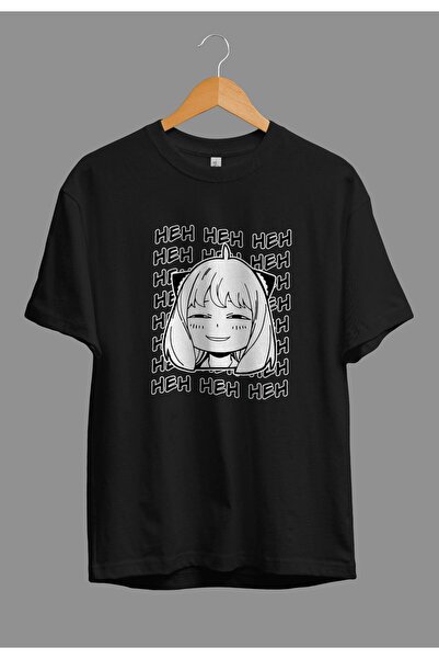 FULL TOLERANCE Tricou Oversize Spy X Family Anya Forger (heh Heh) Personaj an...