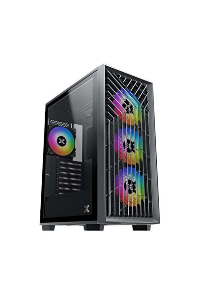 Xigmatek LUX G 4x120mm ARGB FANLI 750W TEMPER CAMLI MidT ATX GAMING KASA
