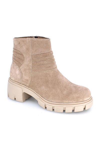 Muya Keiih 6 Point Anatomical Sole Genuine Leather Zippered Women's Boots