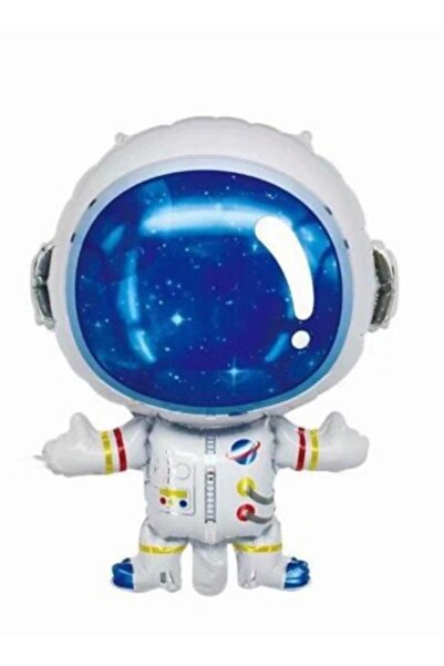 partideyince Uzay Astronot Folyo Uzay Balon Robot 18 Inç