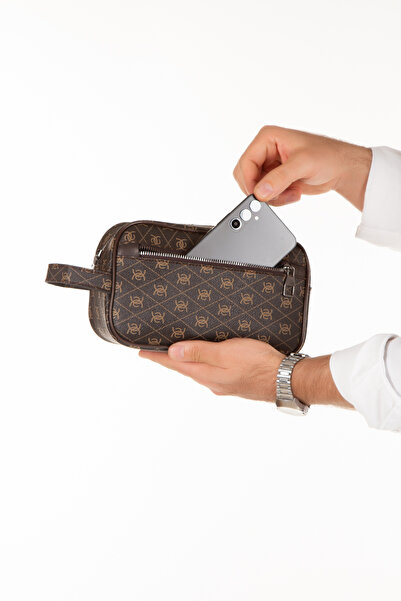 Milan Özsay Patterned Travel Shaving Handbag